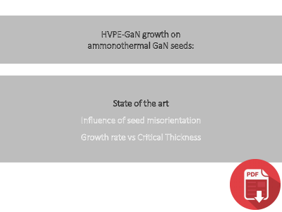 LPE Growth – Single Seed Configuration