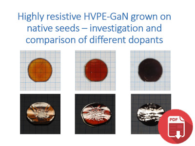 Highly resistive HVPE GaN