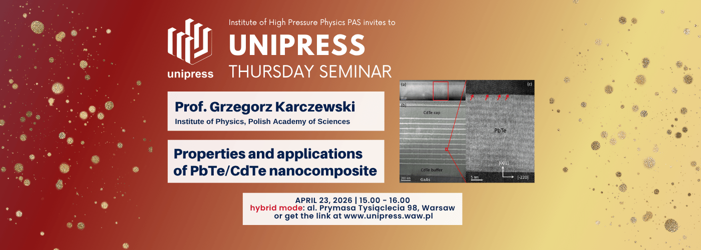 Seminarium Instytutowe 23.04.2026 - prof. Grzegorz Karczewski