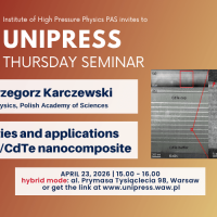 Seminarium Instytutowe 23.04.2026 - prof. Grzegorz Karczewski