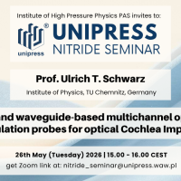 Seminarium Azotkowe - 26 maja 2026 - Prof. Ulrich T. Schwarz
