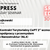 Seminarium Instytutowe - 2 lipca 2026 - prof. Witold Łojkowski