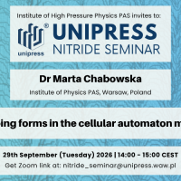 Seminarium Azotkowe - 29 września 2026 - Dr Marta Chabowska