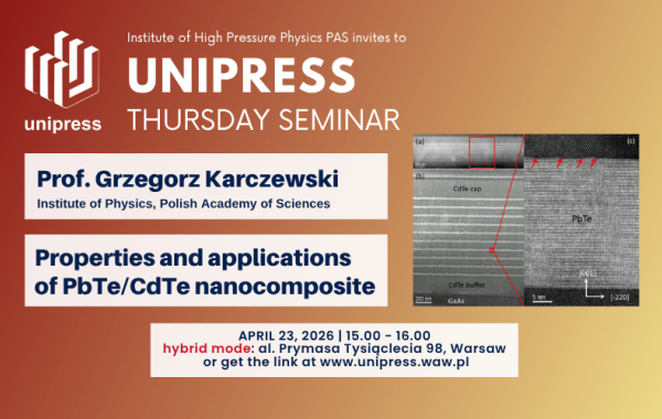 Seminarium Instytutowe 23.04.2026 - prof. Grzegorz Karczewski