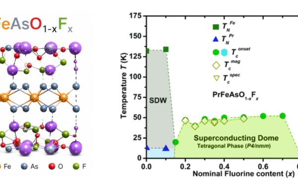 Pełen diagram fazowy domieszkowanego fluorem nadprzewodnika PrFeAsO1-xFx, 0 ≤ x ≤ 1