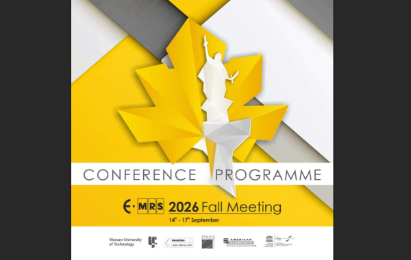 Rozpoczęła się konferencja E-MRS Fall Meeting 2026